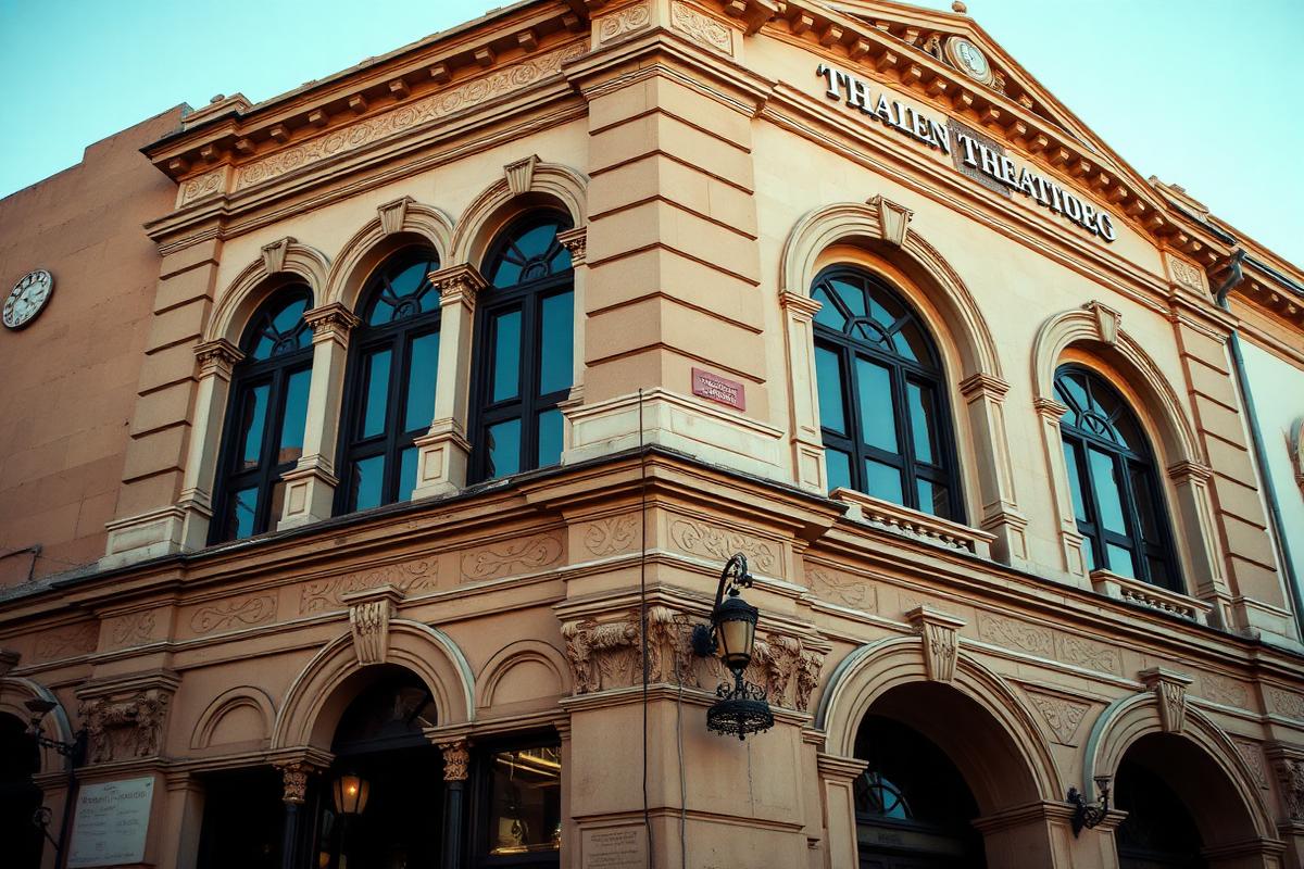 Fachada del Teatro Otamendi en San Fernando